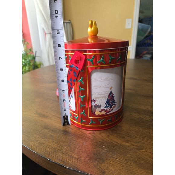 Disney Parks 2022 Holiday Christmas Mickey & Friends Musical Tin Popcorn Bucket - Picture 16 of 16